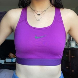 Nike pro swoosh sports bra
